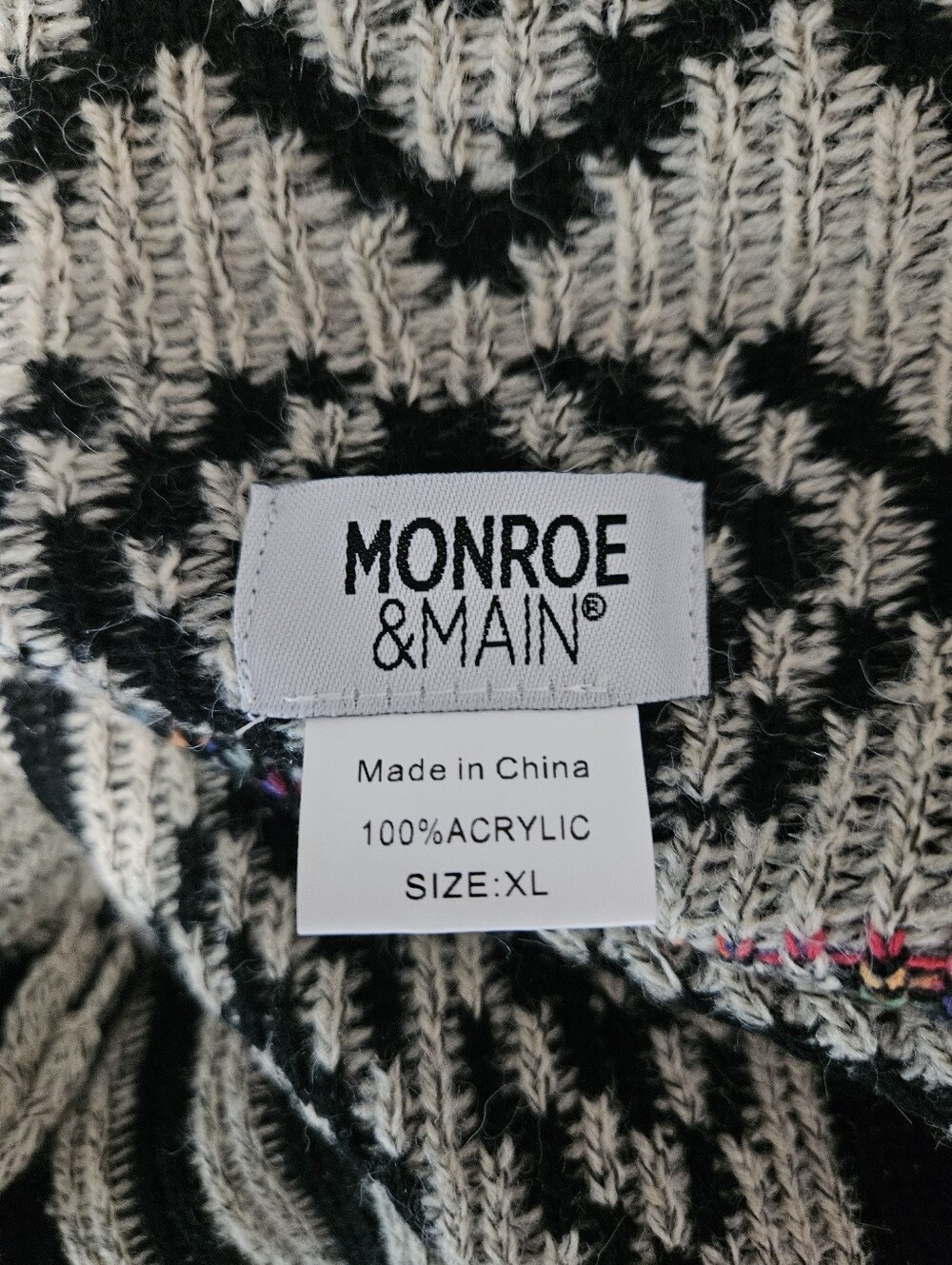 Monroe And Main Aztec Boho Long Cardigan XL - Picture 5 of 5